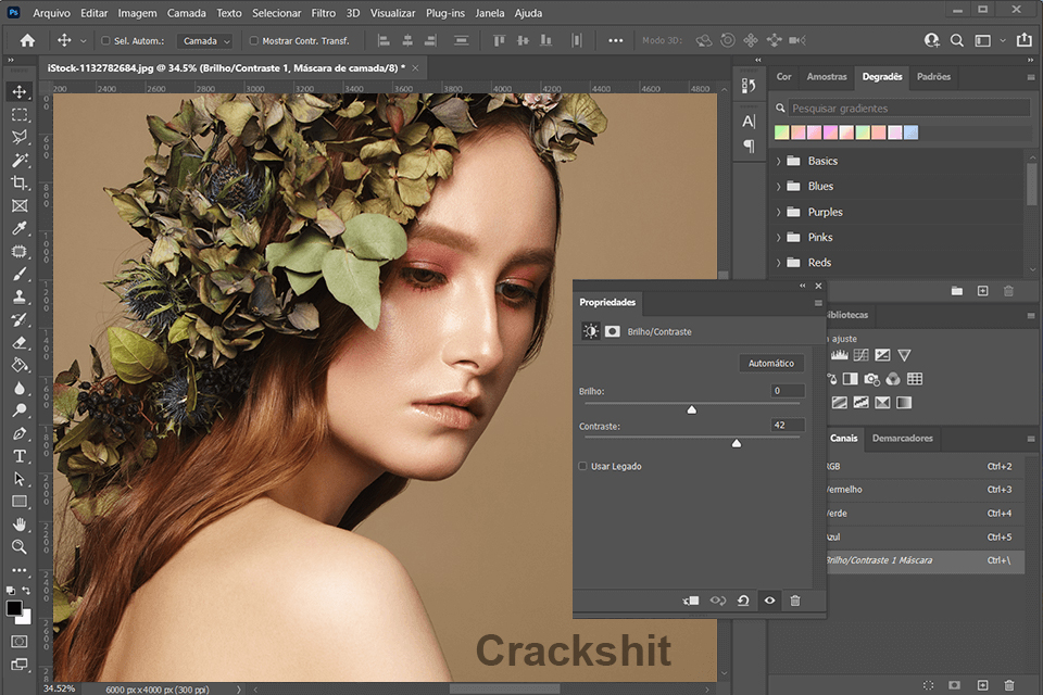 Adobe Photoshop CC Crack layout