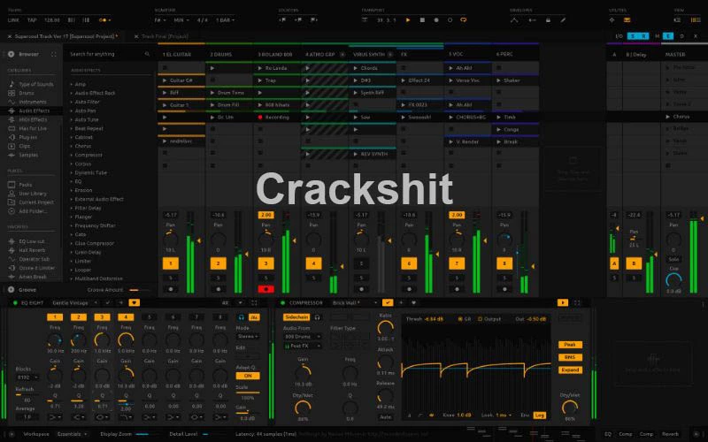 Ableton Live Crack layouts and controls