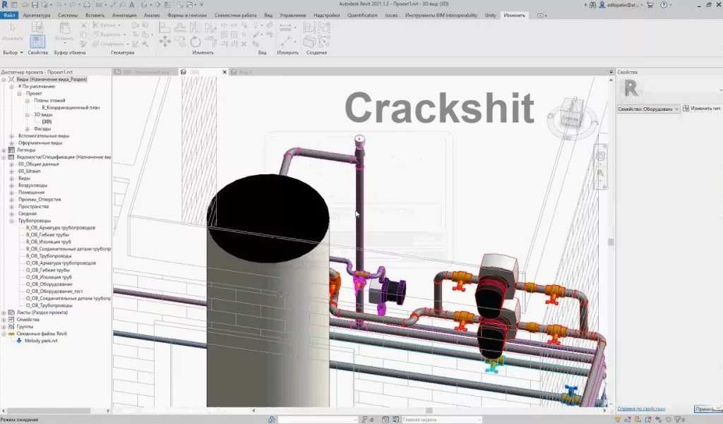 Autodesk-Revit-Crack Interface