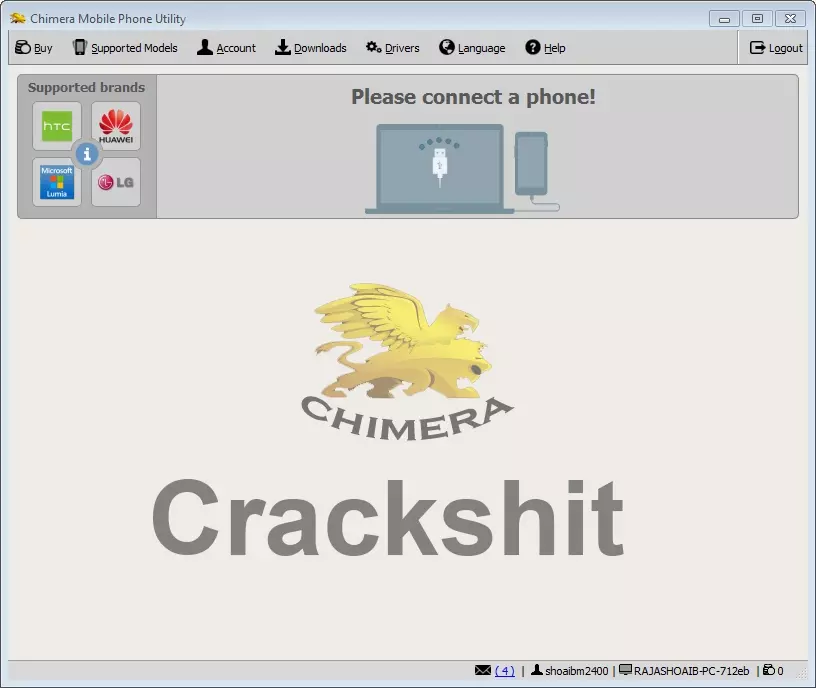 Chimera Tool crack Interface